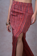 Cardinal Slit Skirt
