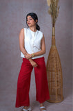 Crew Collared Sea Shell Top