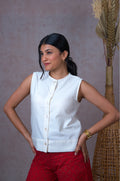 Crew Collared Sea Shell Top