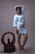 Pure Linen Leaf Grace Co-Ord Set