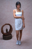 Pure Linen Lux Criss Cross Short Dress